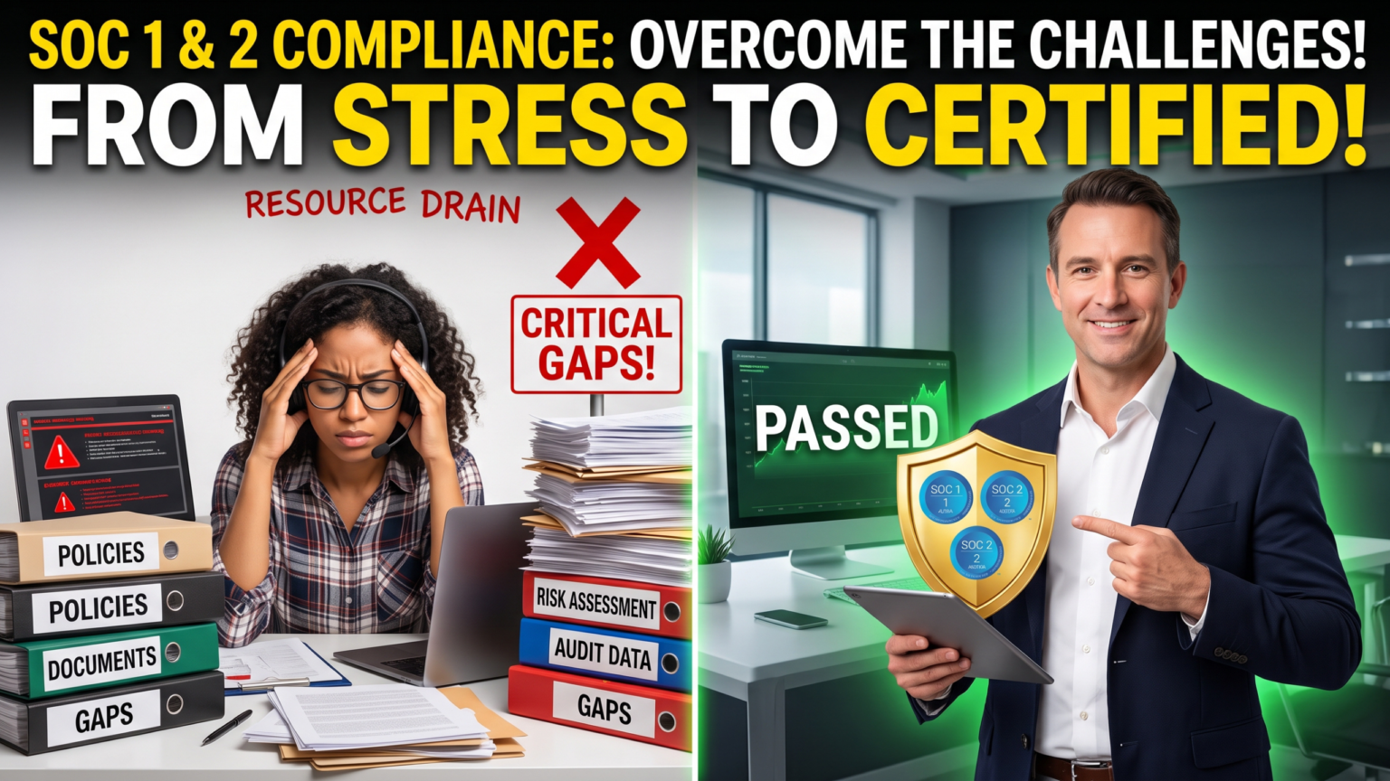 Common Challenges in SOC 1 and SOC 2 Compliance and How Expert Providers Help Overcome Them